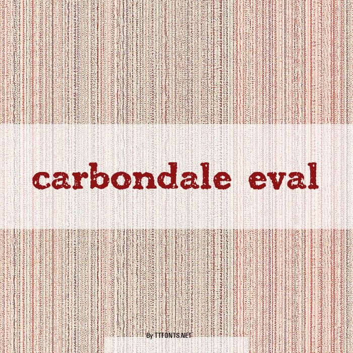 carbondale eval example